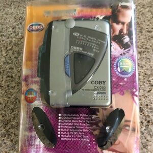 Coby FM Cassette Player NWT